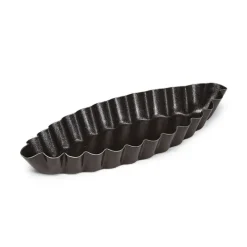 Gobel barquette cannelee geribbeld bootvormig vorm 10 cm