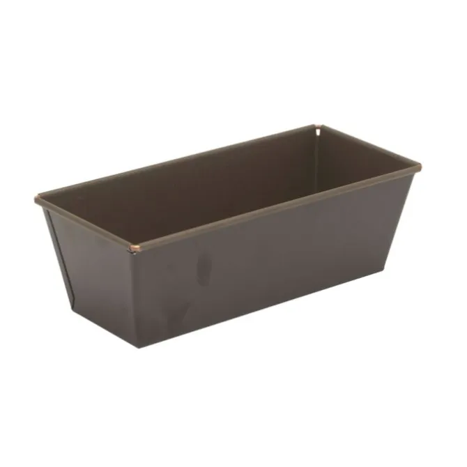 Gobel cakevorm 22 x 10 cm staal bruin
