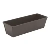 Gobel cakevorm 31 x 11,5 cm staal bruin