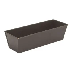 Gobel cakevorm 31 x 11,5 cm staal bruin
