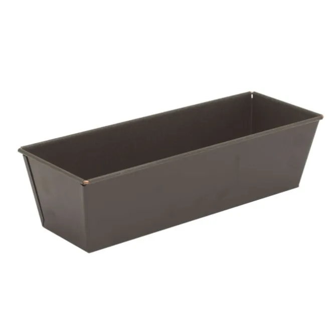 Gobel cakevorm 31 x 11,5 cm staal bruin
