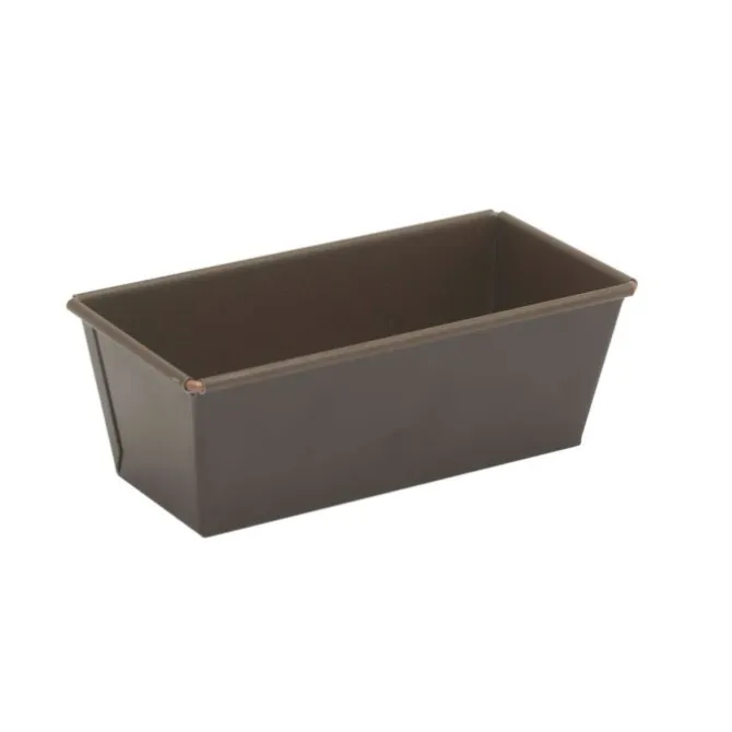 Gobel cakevorm 15,5 x 7,5 cm staal bruin