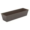 Gobel cakevorm 37 x 11,5 cm staal bruin