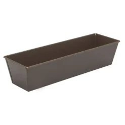 Gobel cakevorm 37 x 11,5 cm staal bruin