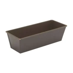 Gobel cakevorm 25 x 10 cm staal bruin
