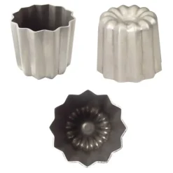 Gobel canelé bordelaisvormpjes ø 5,5 cm aluminium