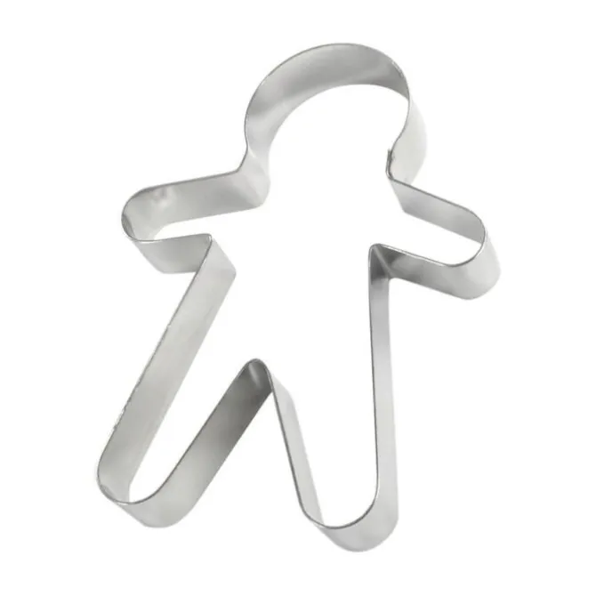 Gobel Gingerbread man uitsteekvorm 10,5 x 7 cm h 1,5 cm rvs