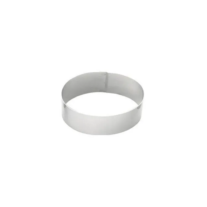 Gobel kookring ø 8 cm h 3,5 cm rvs