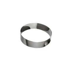 Gobel kookring rond ø 12 x 4,5 cm rvs