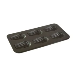 Gobel madeleinevorm 6 madeleines staal bruin