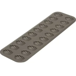Gobel mini madeleinevorm 20 madeleines staal bruin