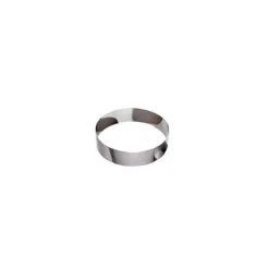 Gobel open custardring ø 30 cm h 3,5 cm rvs