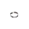 Gobel open custardring ø 28 cm h 3,5 cm rvs