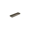 Gobel quichevorm met uitneembare bodem 35 x 11 cm staal bruin