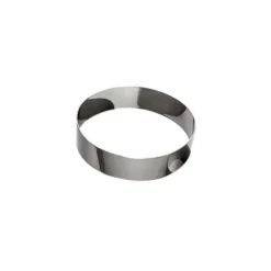 Gobel taartring rond ø 14 x 4,5 cm rvs