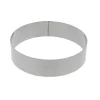Gobel taartring rond 18 x 4,5 cm rvs