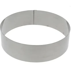 Gobel taartring rond ø 22 x 6 cm rvs