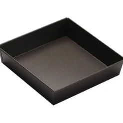 Gobel vierkante bakvorm vaste bodem 22cm