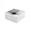 Gobel vierkante kookring 10 cm rvs glans