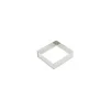 Gobel vierkante taartring 16 cm rvs glans