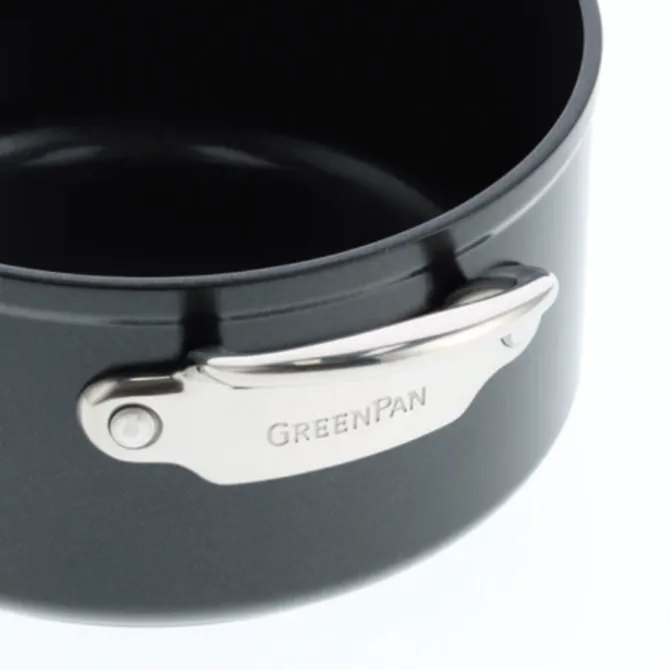 Greenpan Barcelona Pro kookpan met keramische laag en glasdeksel ø 20 cm