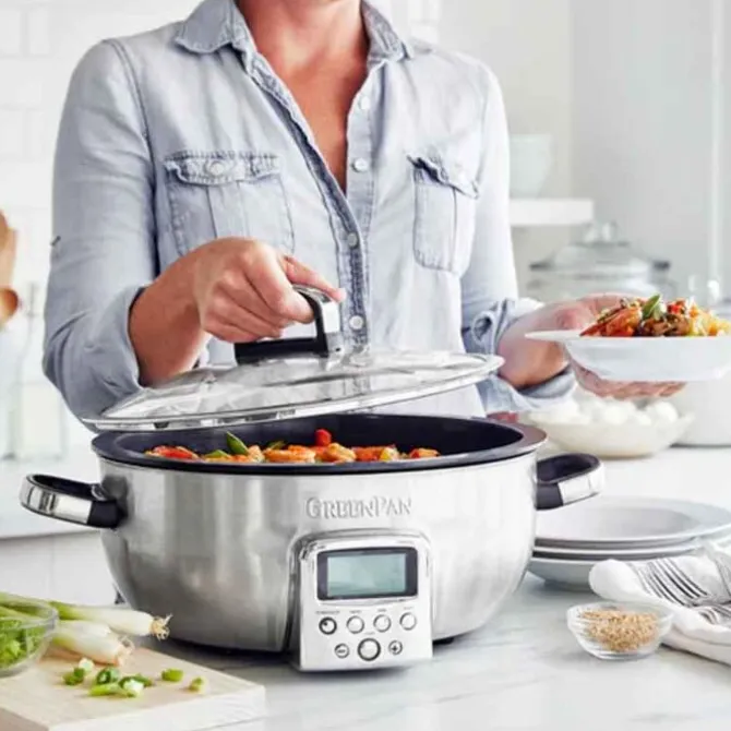 Greenpan Omni Cooker 5,6 liter Stainless Steel