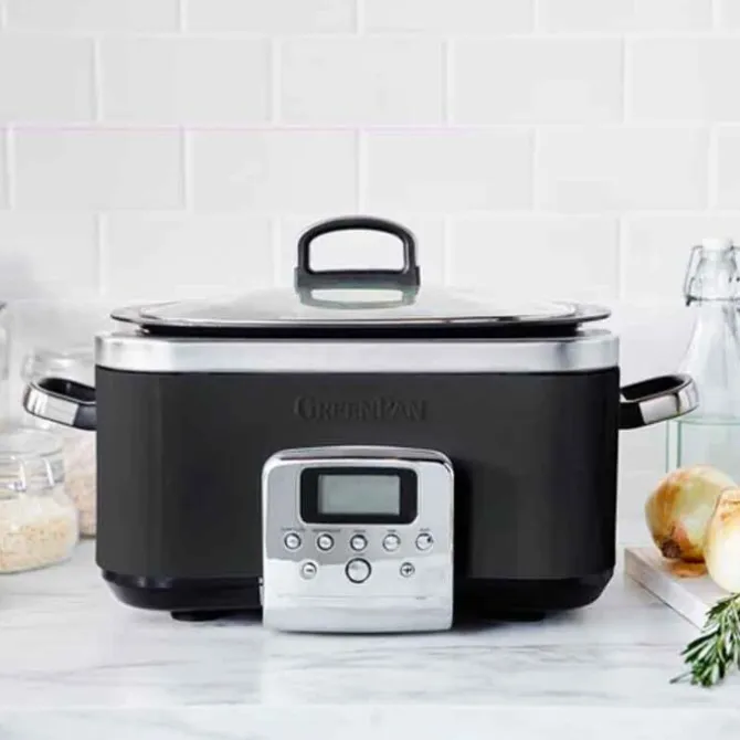 Greenpan Slowcooker 6 liter Black