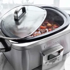 Greenpan Slowcooker 6 liter Stainless Steel