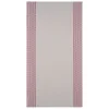 Grubentuch theedoek geblokt 50 x 100 cm linnen/katoen beige/rood