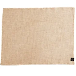Haomy California placemat 34 x 45 cm viscose linnen oud roze