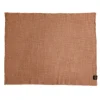 Haomy California placemat 34 x 45 cm viscose linnen mokka