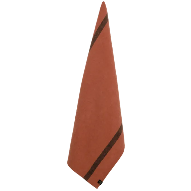 Haomy Come theedoek 46 x 70 cm linnen/katoen Terracotta