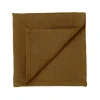 Haomy Pise servet 40 x 40 cm 100% linnen goudkleurig