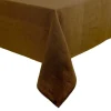 Haomy Pise tafelkleed 170 x 250 cm 100% linnen goudkleurig