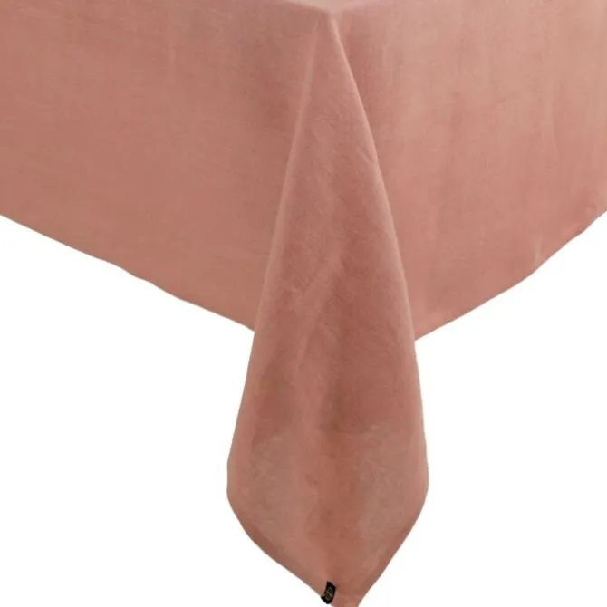 Haomy Pise tafelkleed 170 x 250 cm 100% linnen mokka