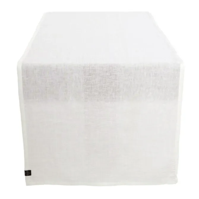 Haomy Pise tafelloper 48 x 160 cm 100% linnen goudkleurig