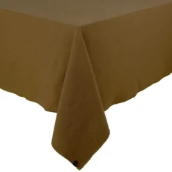 Haomy Verone tafelkleed 160 x 250 cm linnen goudkleurig