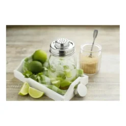 Happy Tappi voorraadpot met cocktailshaker 500 ml glas rvs