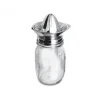Happy Tappi voorraadpot met sinaasappelpers 500 ml glas rvs