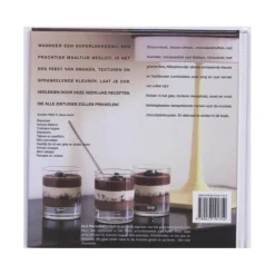 Heerlijke chocolade uit een glas