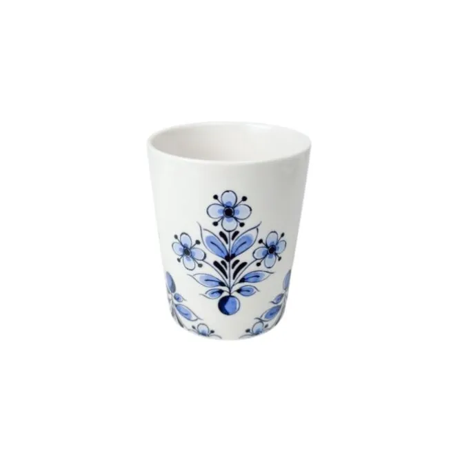 Heinen Delfts Blauw Baroque Fleuron mok 220 ml