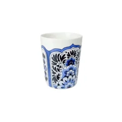 Heinen Delfts Blauw Baroque Rocaille mok 220 ml