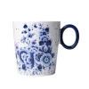 Heinen Delfts Blauw Blauwe Stip Bloemenzee mok