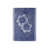 Heinen Delfts Blauw Bloem theedoek