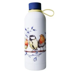 Heinen Delfts Blauw Bosvogels geïsoleerde waterfles 500 ml