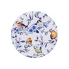 Heinen Delfts Blauw Bosvogels Bloesem pannenonderzetter 18cm