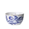 Heinen Delfts Blauw Kerstengel dipschaal