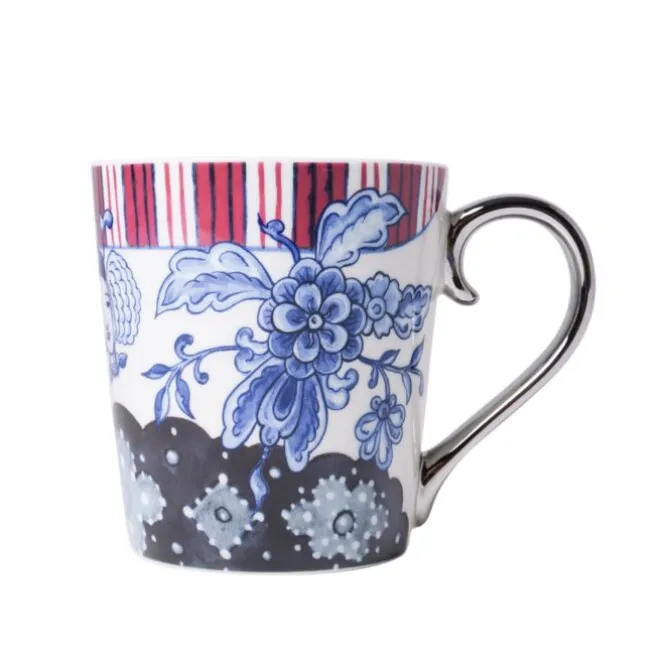 Heinen Delfts Blauw The Heritage Zeven Rozen theemok