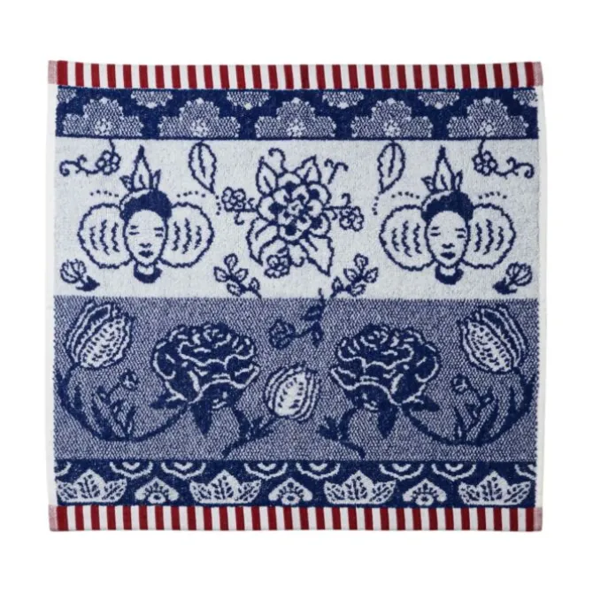Heinen Delfts Blauw The Heritage Zeven Rozen handdoek