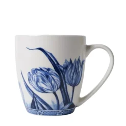 Heinen Delfts Blauw Tulp koffiemok
